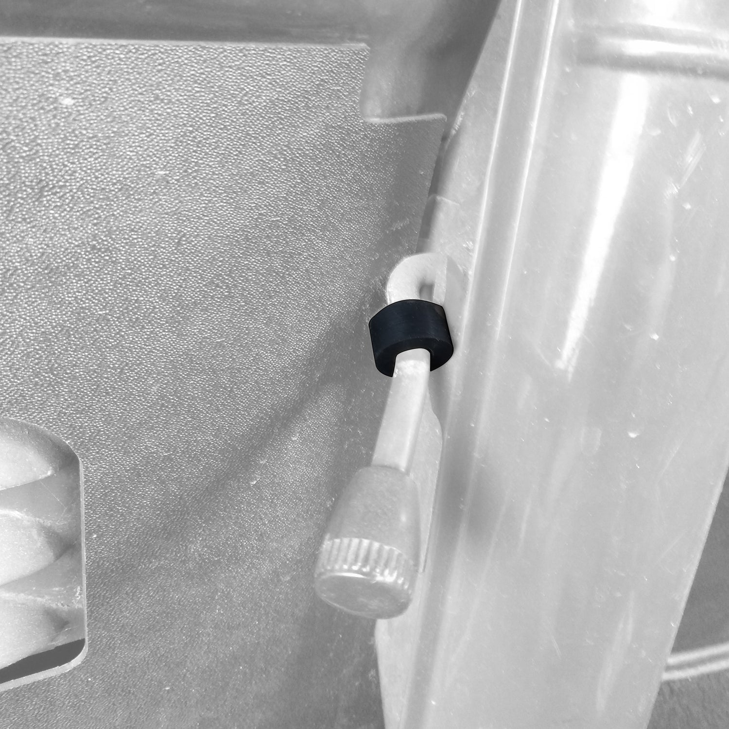 Rubber op laadklep steun detail — T1, T2