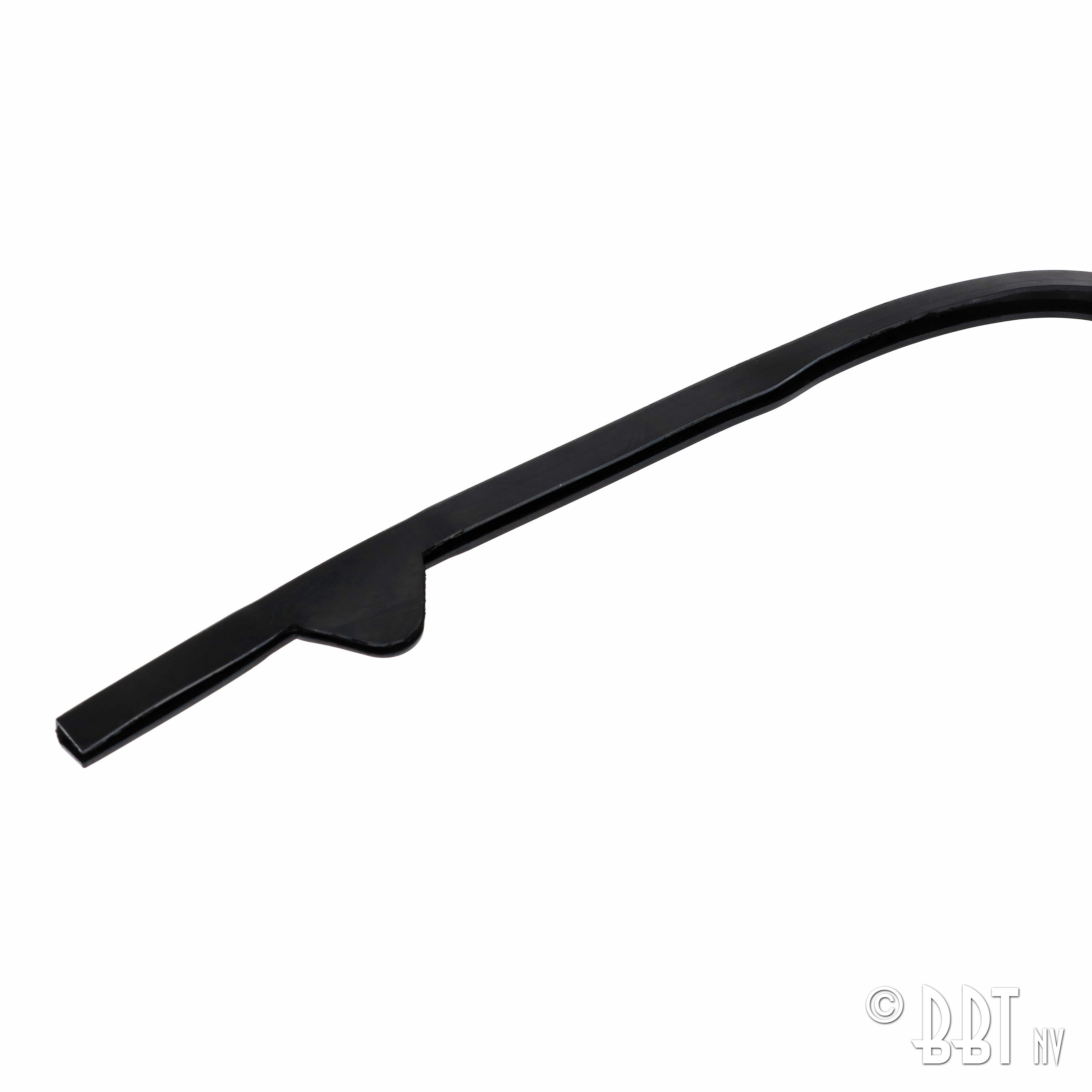 Rubber tussen glas en tochtruitkader, TQ (1) detail — Kever