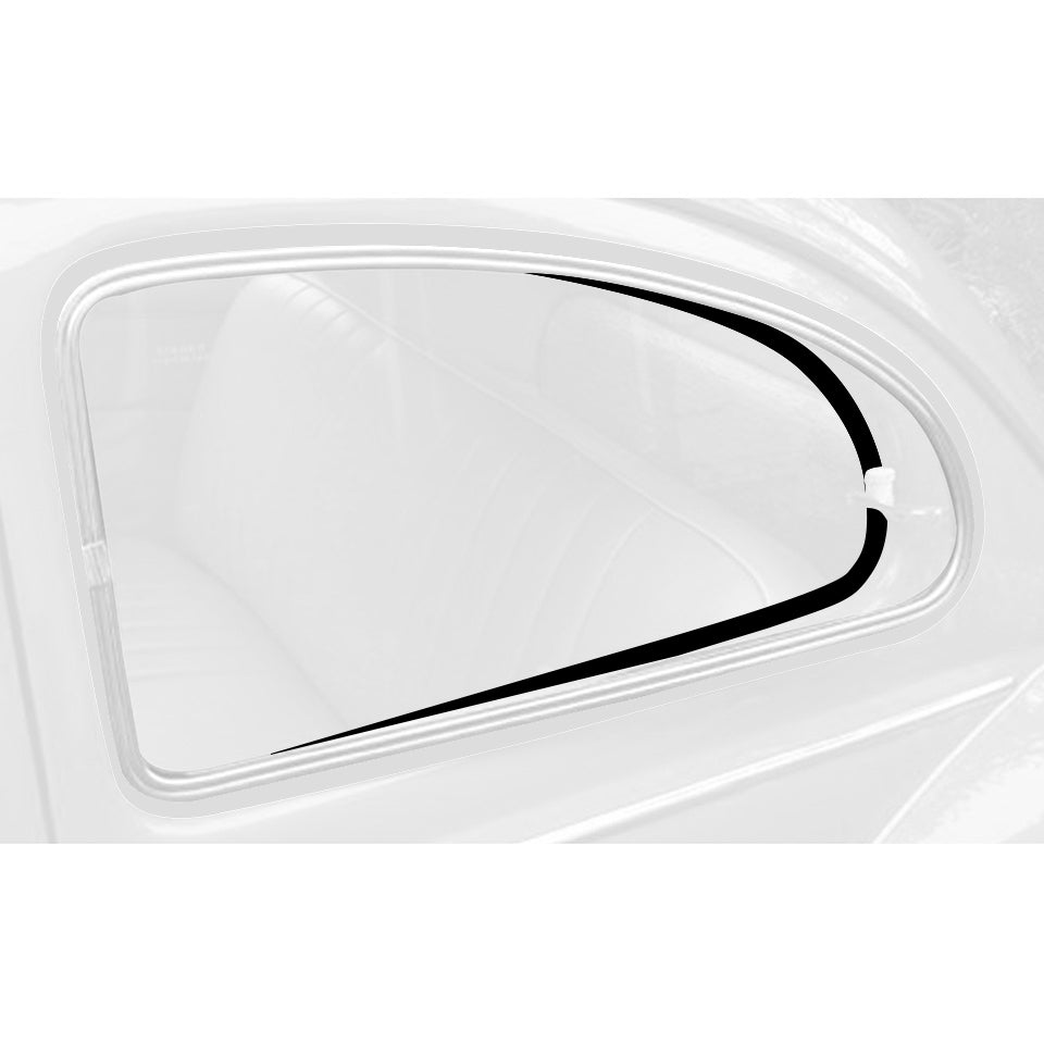 Rubber pop-out op carrosserie, zwart detail — Kever