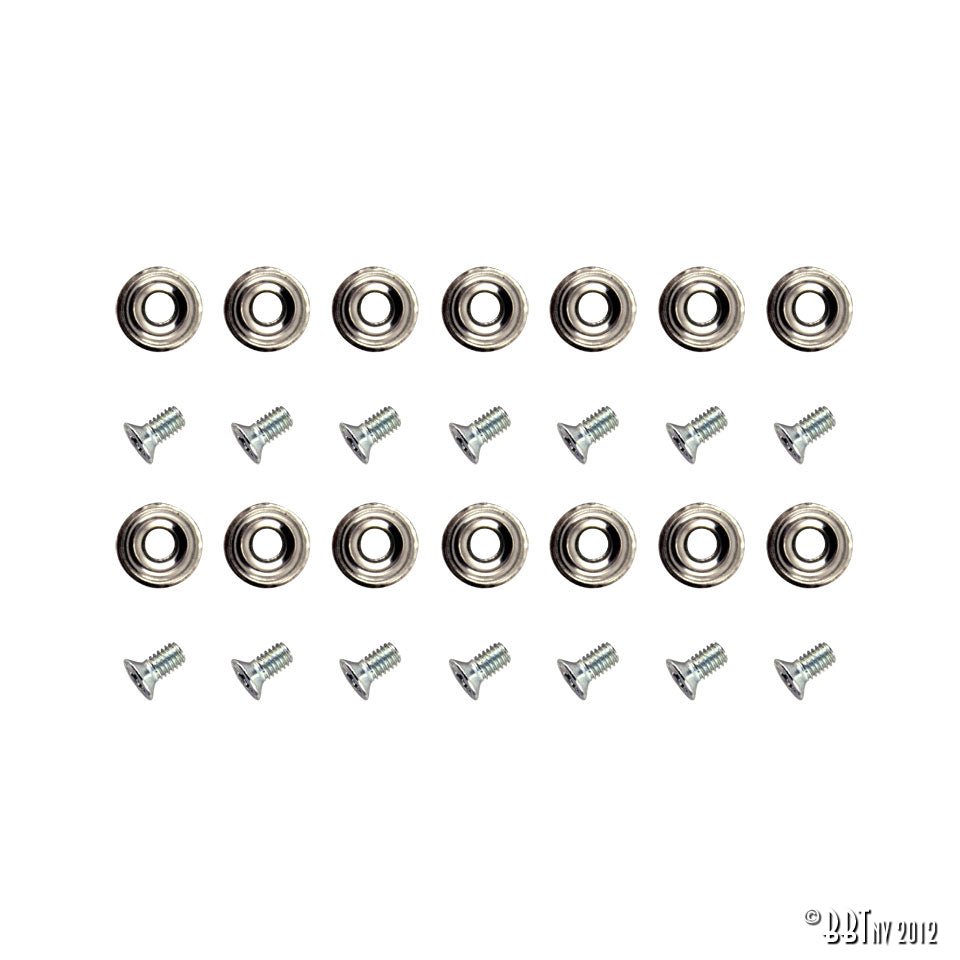 Vijzenset veerplaat op zijspanband, repro, 14 stuks voor T1 — VintageDub