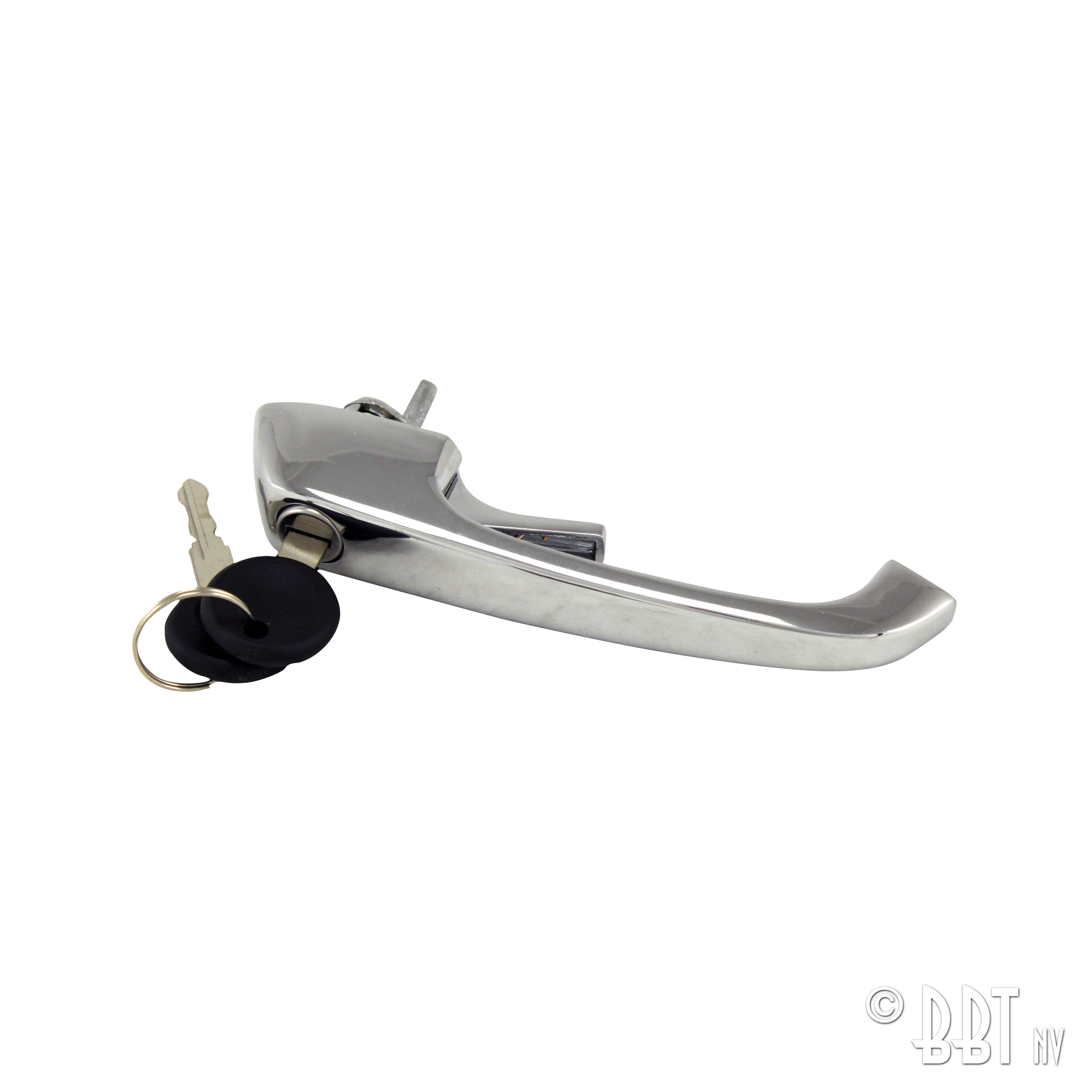 Deurklink met sleutels, chroom, per stuk voor T2 — VintageDub