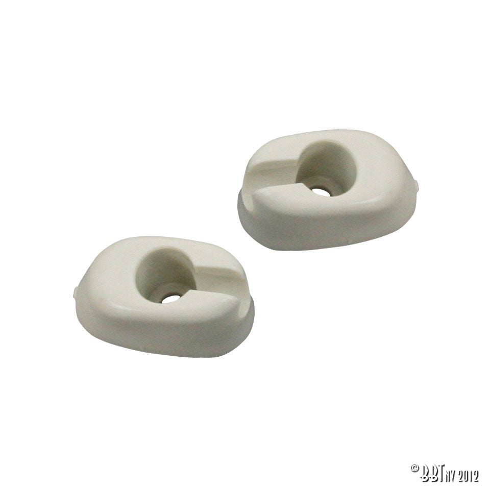 Zonneklepclips wit (paar) voor T2, Kever, KG — VintageDub