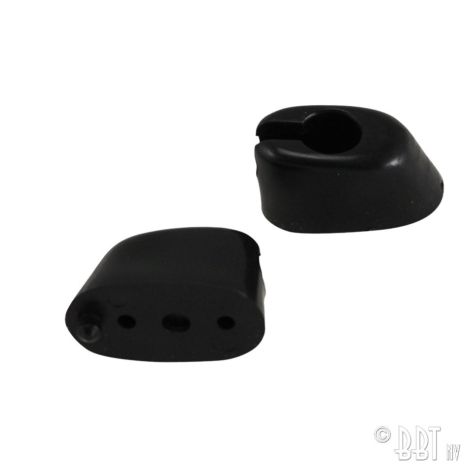 Zonneklepclips zwart (paar) voor T2, Kever, KG — VintageDub