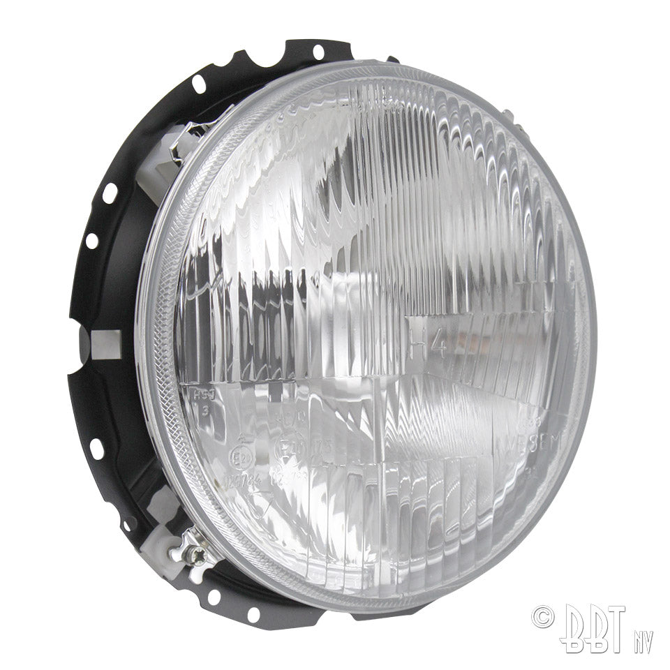 Koplamp H4, Met E-keuring | VW T2 Bus 08/67-07/79, Kever 08/67-, KG, Type 3 04/61-07/73, Type 181