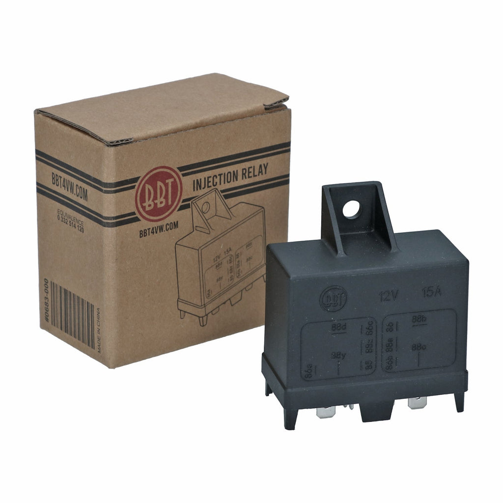 Relais injectiemotor 11 pin detail — T2, Kever