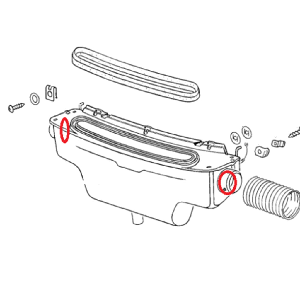 Dichting luchtklep ventilatiebox detail — Kever