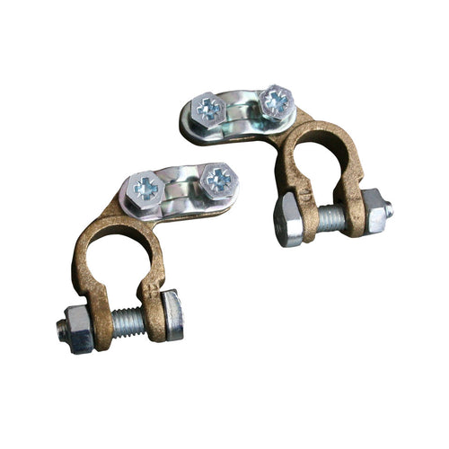 Accupoolklemmen + & -, per paar – VW T1 Bus, T2 Bus, Kever, KG, T3 Bus, Type 3, Type 181 – detail 2