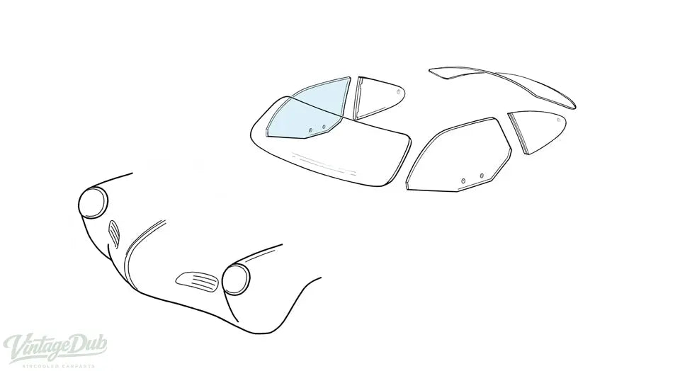 Deurruit rechts - coupé detail — KG
