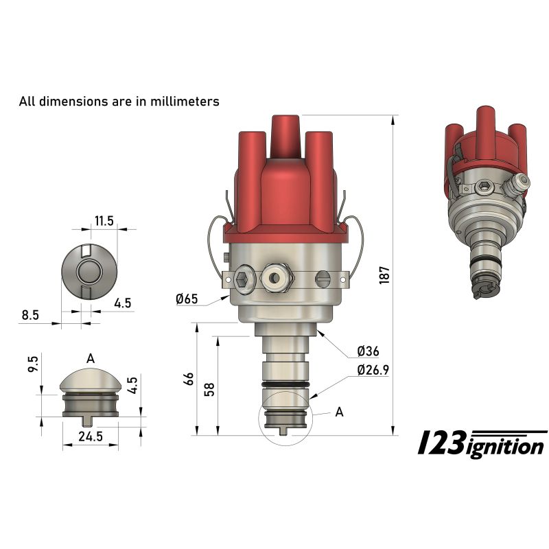 123 Ignition Elektronische Ontsteking - zonder vacuüm - VW-R — VintageDub