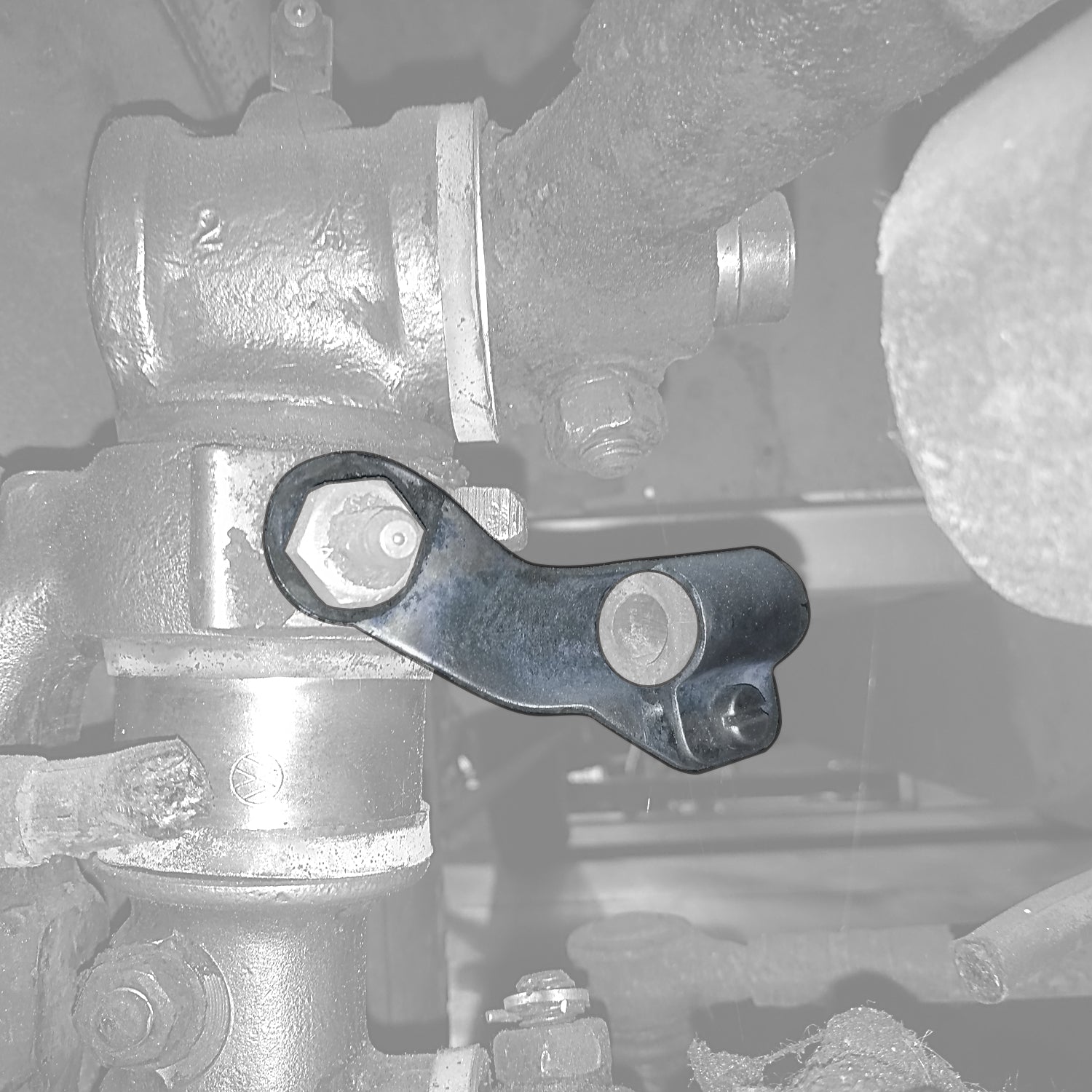 Klem remflexibel, links (vooras) detail — T1