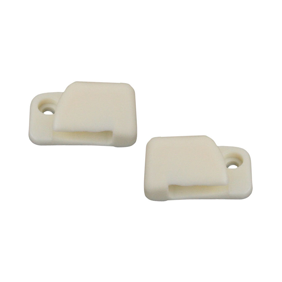 Zonneklepclips wit (paar) detail — Kever, KG