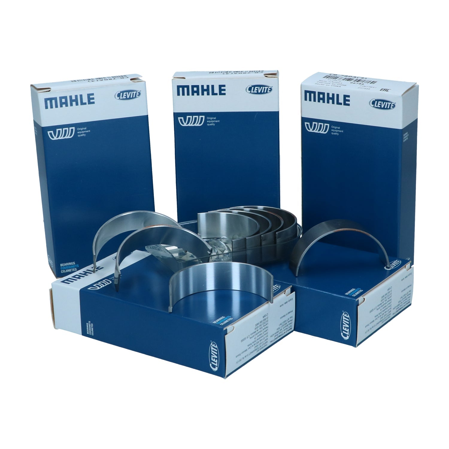 Drijfstanglagers 0.25mm detail — T1, T2, Kever, KG