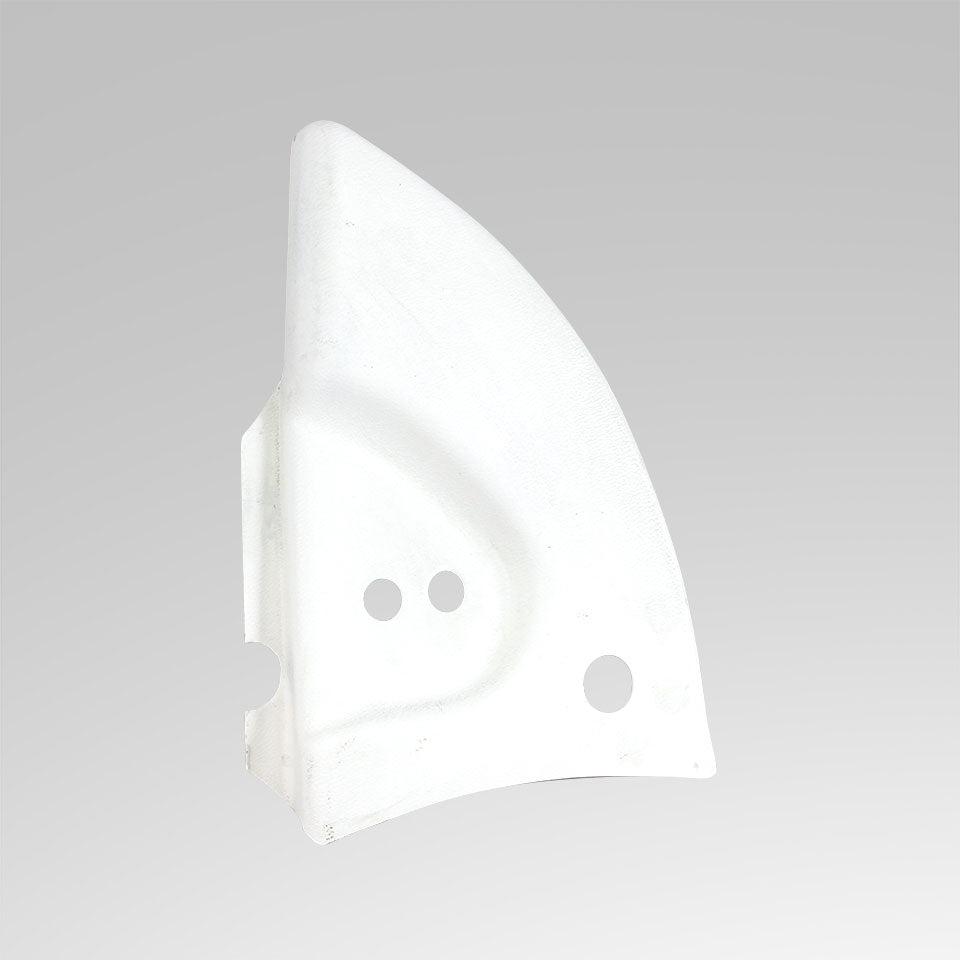 Kapscharniercover Kever Cabrio, rechts, wit detail — Kever