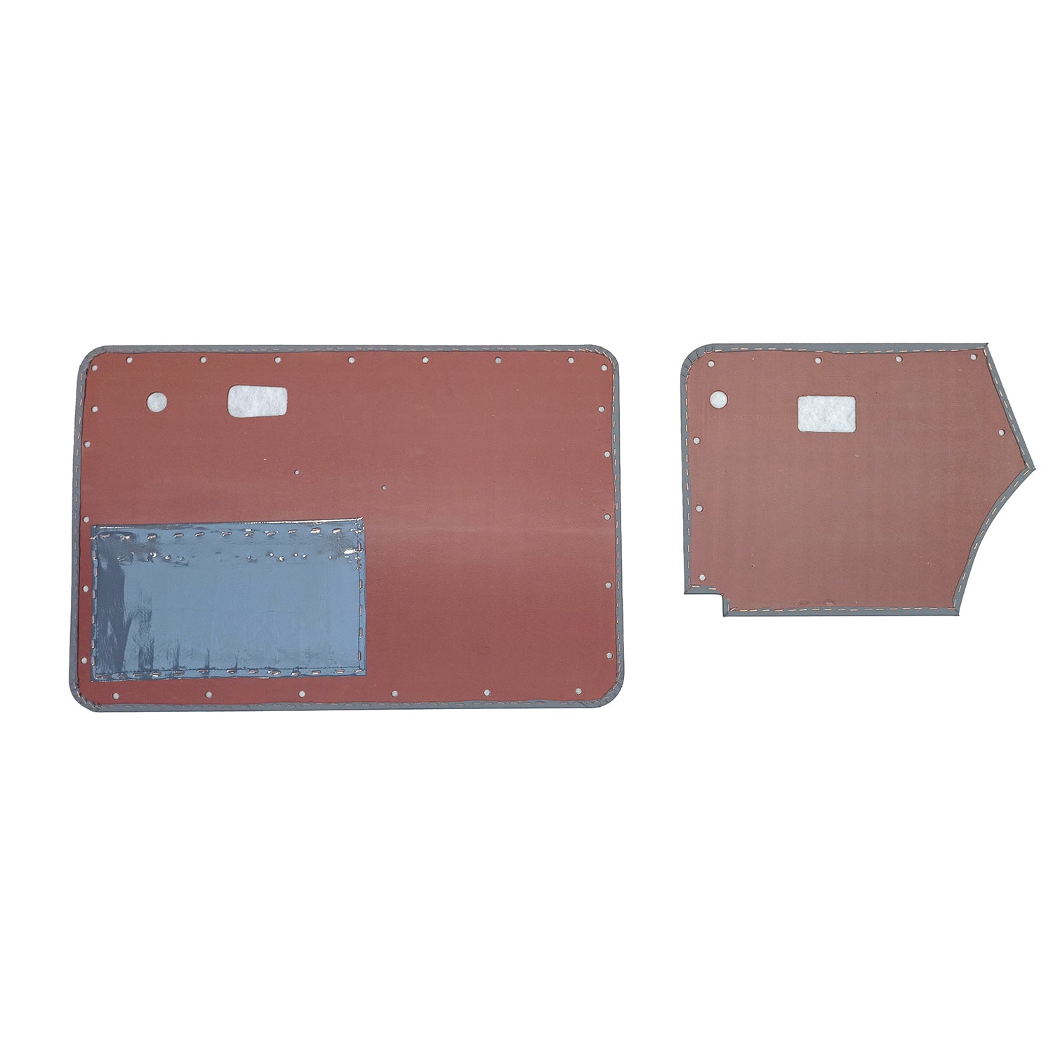 VW Käfer | Türverkleidungssatz Cabrio grau 08/1966 – 07/1972