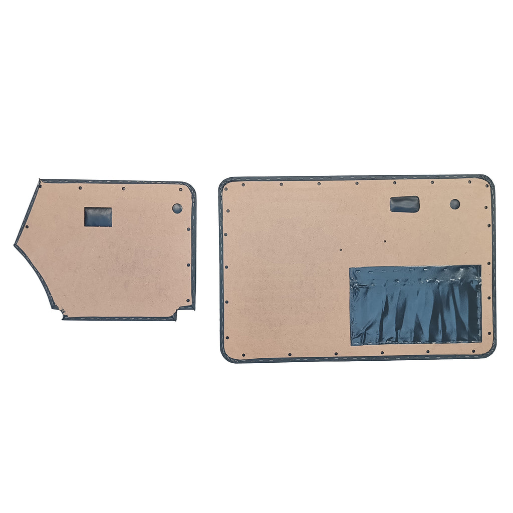 VW Käfer | Türverkleidungsset Cabrio grau 08/72-