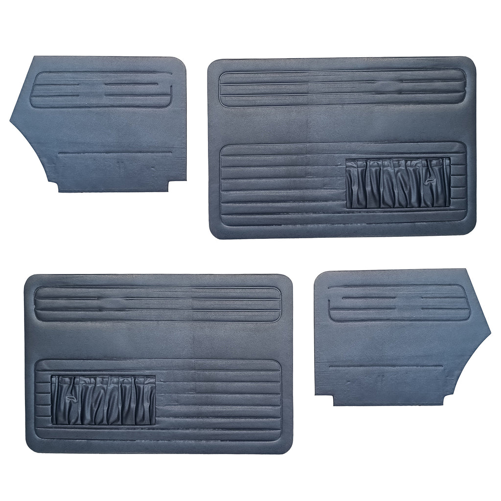 VW Käfer | Türverkleidungssatz Cabrio, blau 08/72