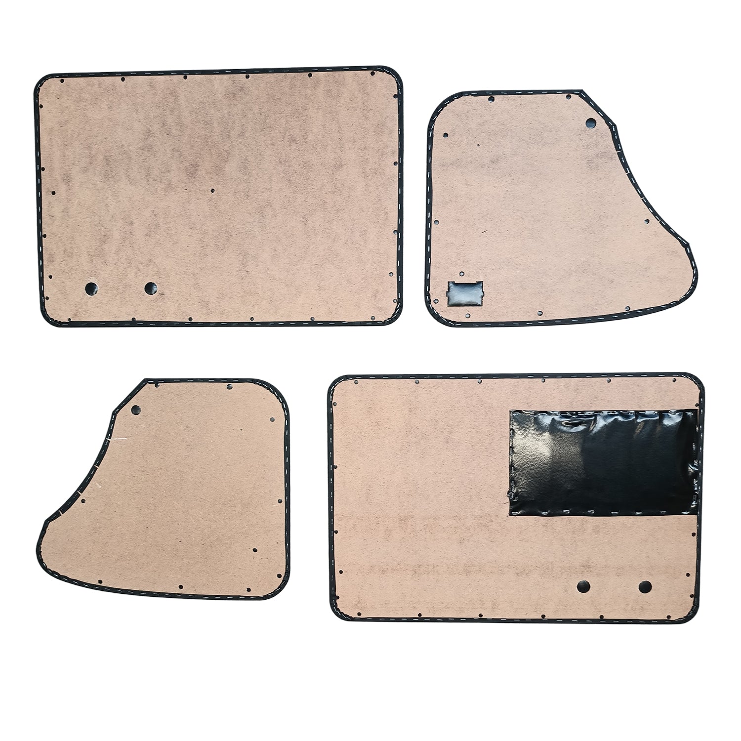 VW Käfer | Türverkleidungssatz, schwarz