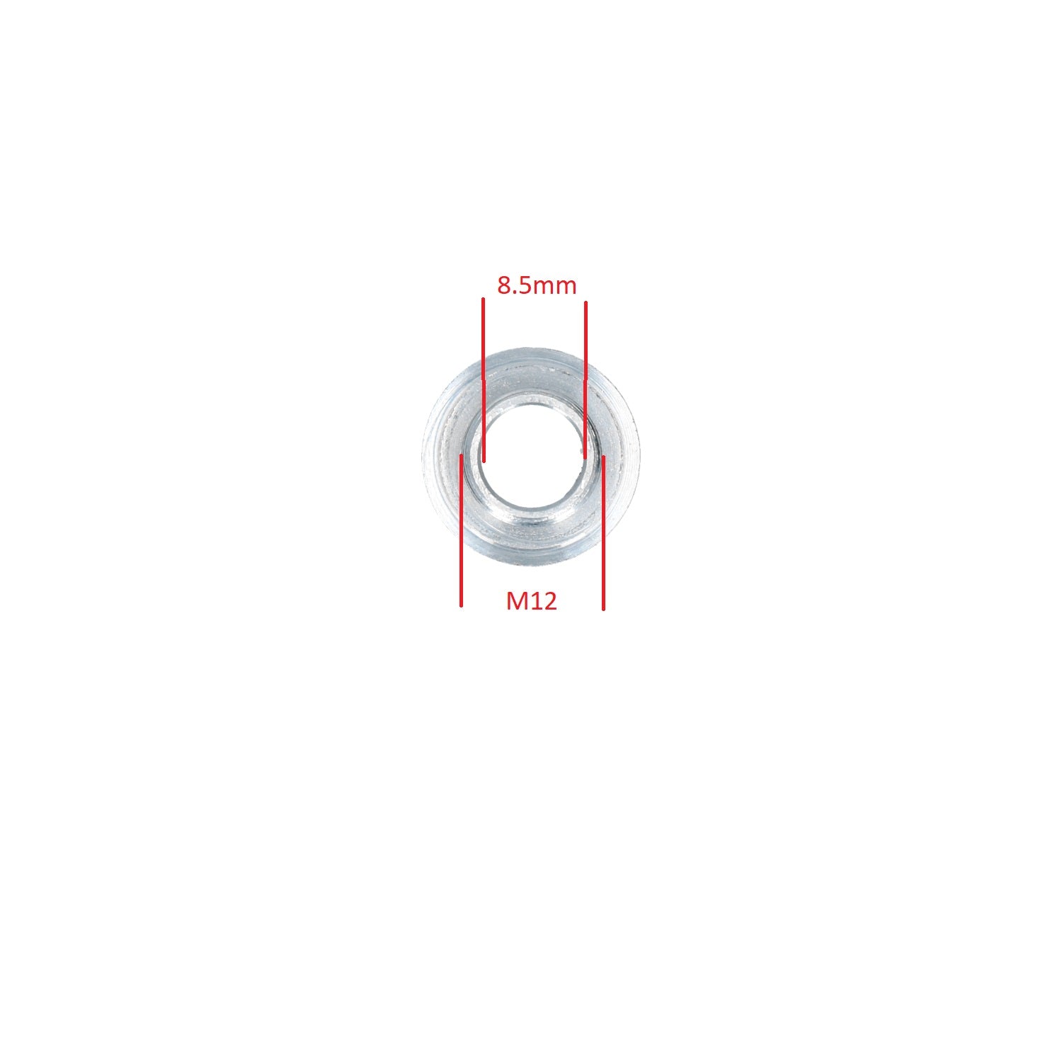 VW T2 Bus | Rosette Warnblinkschalter M12, (8,5mm Achsbohrung) | 08/67-07/79 | 211 953 247