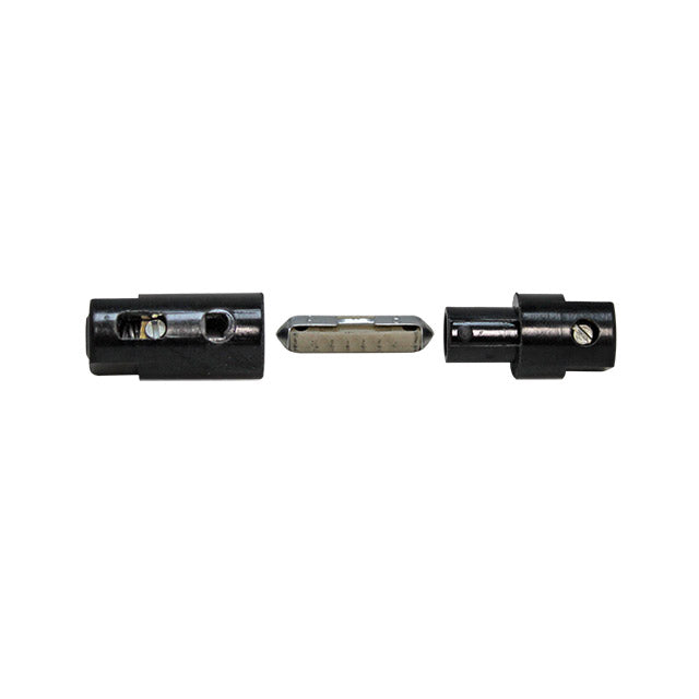 Zekeringhouder voor 1 zekering - 3mm kabel detail — T1, T2, Kever, KG