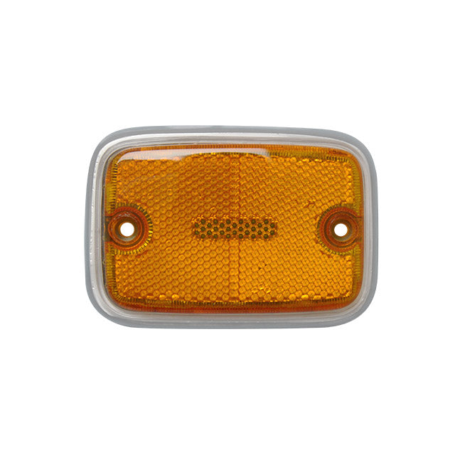 Zijreflector vooraan - oranje/zilver detail — T2