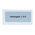 Kleurcode sticker L12D - shantunggelb voor VW T1 Bus, T2 Bus, Kever en Karmann Ghia - VintageDub
