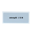 Kleurcode sticker L13M - saturngelb voor VW T1 Bus, T2 Bus, Kever en Karmann Ghia - VintageDub