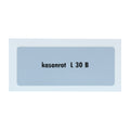 Kleurcode sticker L30B - kasanrot voor VW T1 Bus, T2 Bus, Kever en Karmann Ghia - VintageDub