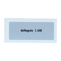Kleurcode sticker L610 - deltagrün voor VW T1 Bus, T2 Bus, Kever en Karmann Ghia - VintageDub