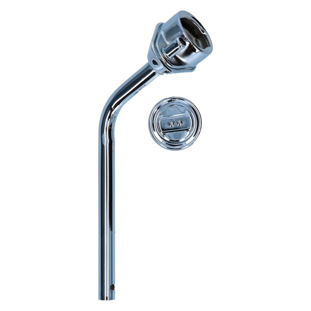 Olievulstuk met pijp (chroom) voor T1, T2, Kever, KG — VintageDub