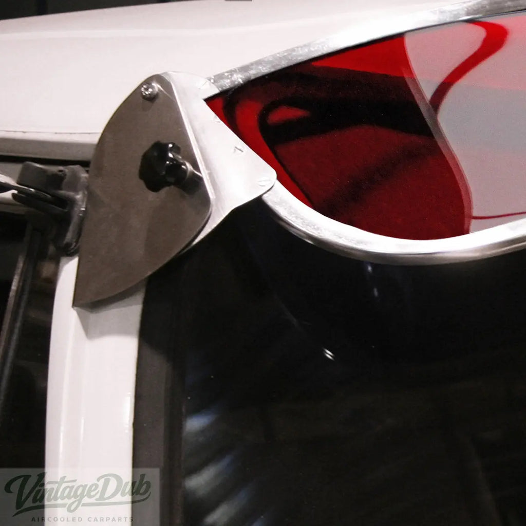 Zonnescherm, rood detail — T2