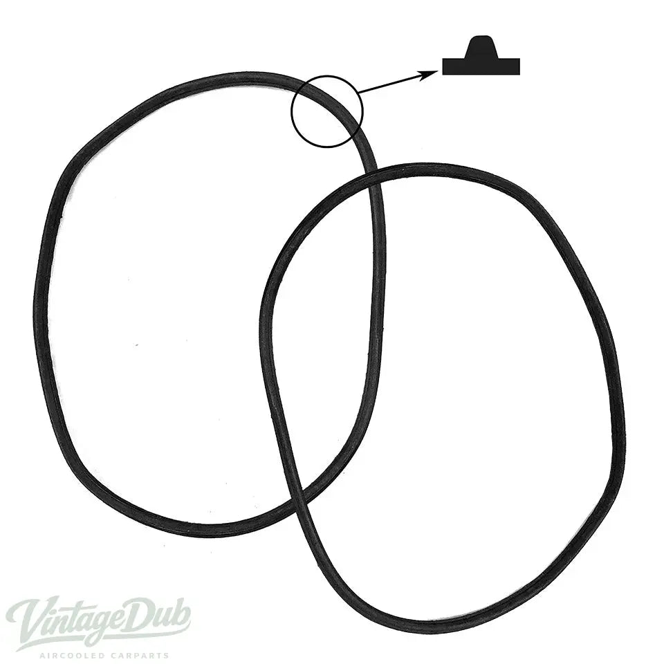 Rubber tussen spatbord en koplamp detail — T1, Kever