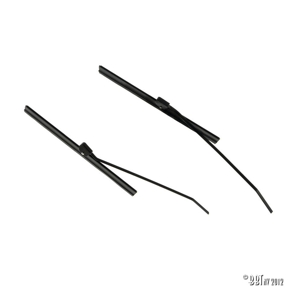 Ruitenwissers + arm, zwart 185mm (paar) voor Kever — VintageDub