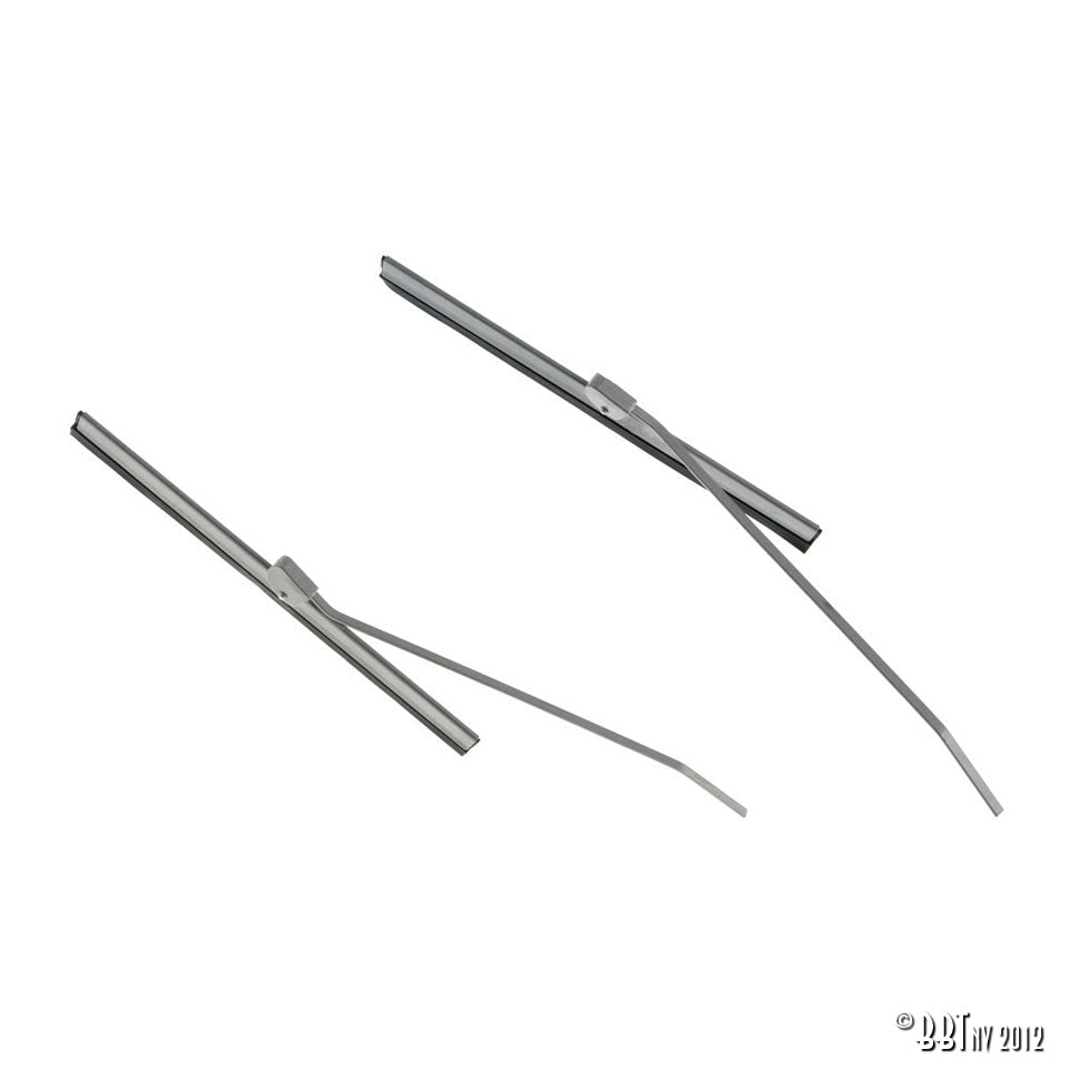 Ruitenwissers + arm, grijs 185mm (paar) voor Kever — VintageDub