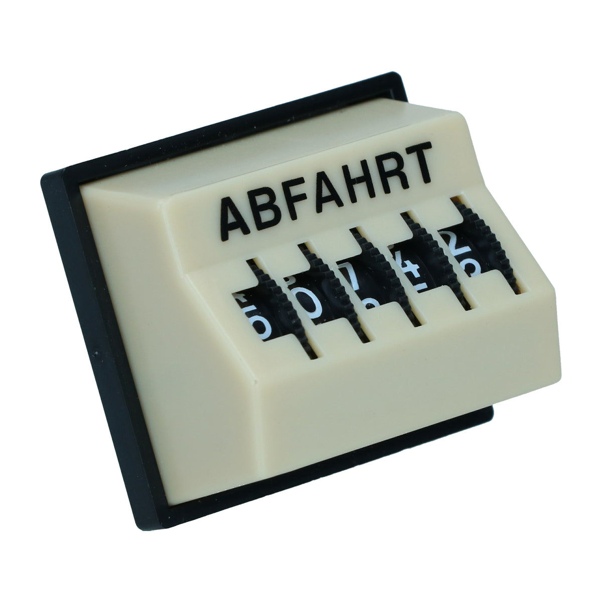 Tageszähler 'Abfahrt' - Elfenbein