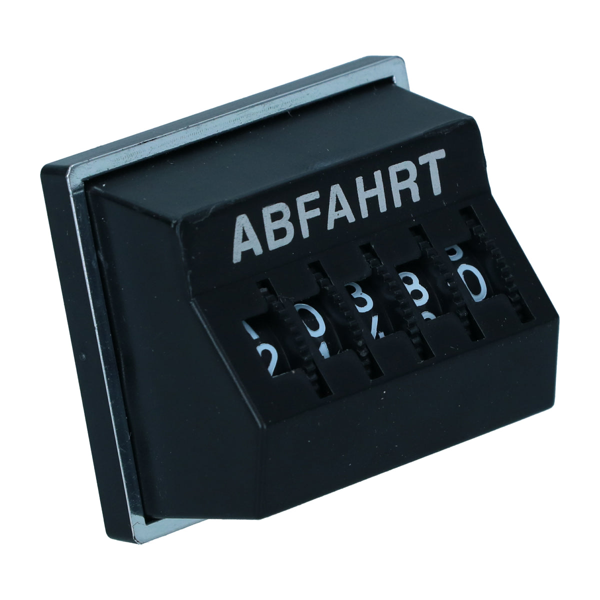 Tageszähler 'Abfahrt' - Schwarz