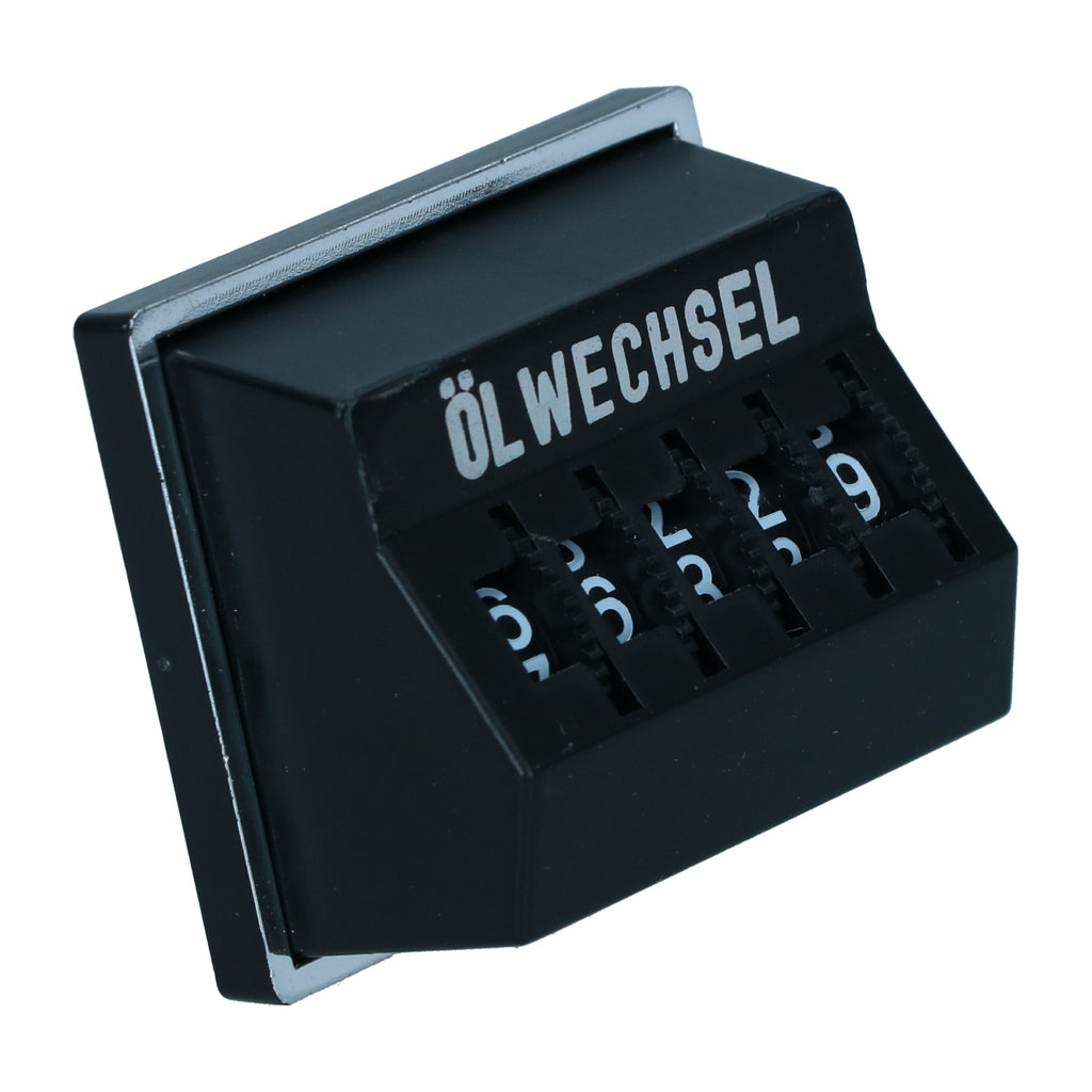 Tageszähler 'Ölwechsel' - Schwarz