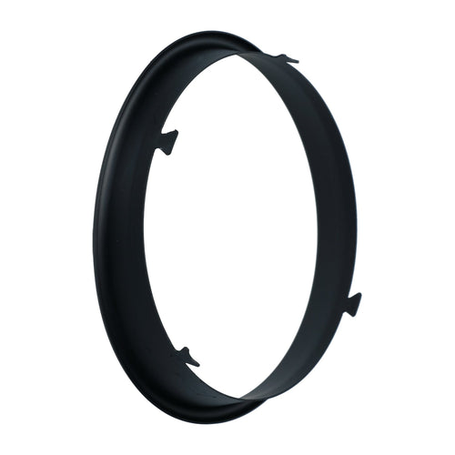 Ring rond km-teller, aluminium zwart detail — Kever