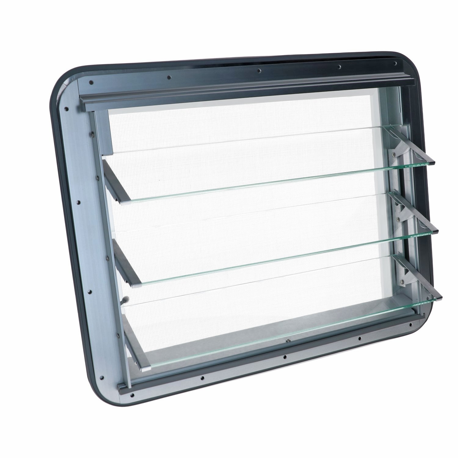 Westfalia louvre raam, compleet voor T1 — VintageDub