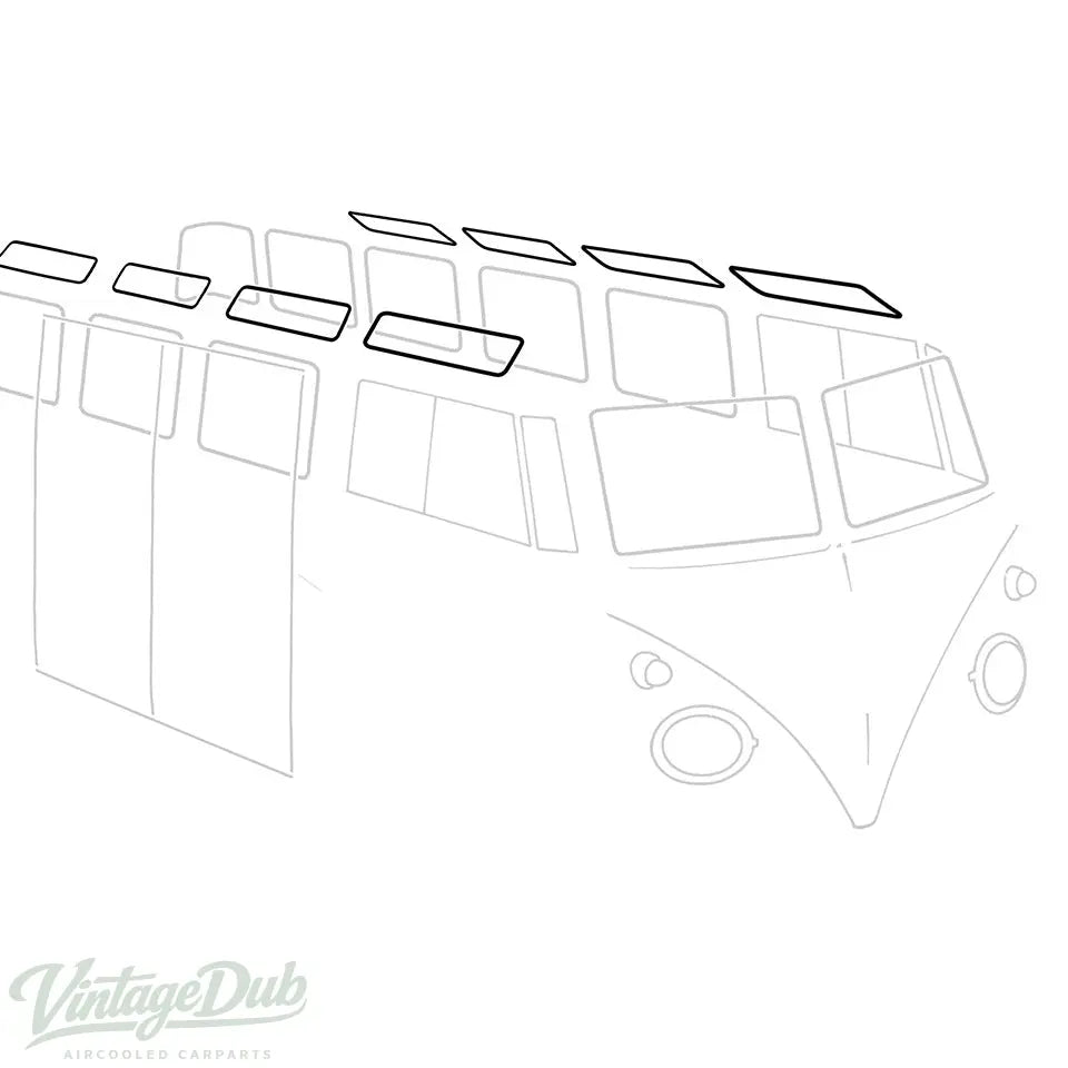 Rubber dakruit, per stuk voor T1 — VintageDub
