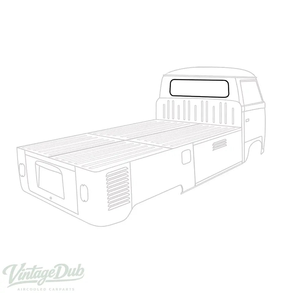 Achterruitrubber, Pick-up, Duitse kwaliteit voor T2 — VintageDub