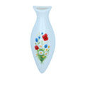 Blumenvase Keramik, Buntes Blumenmuster