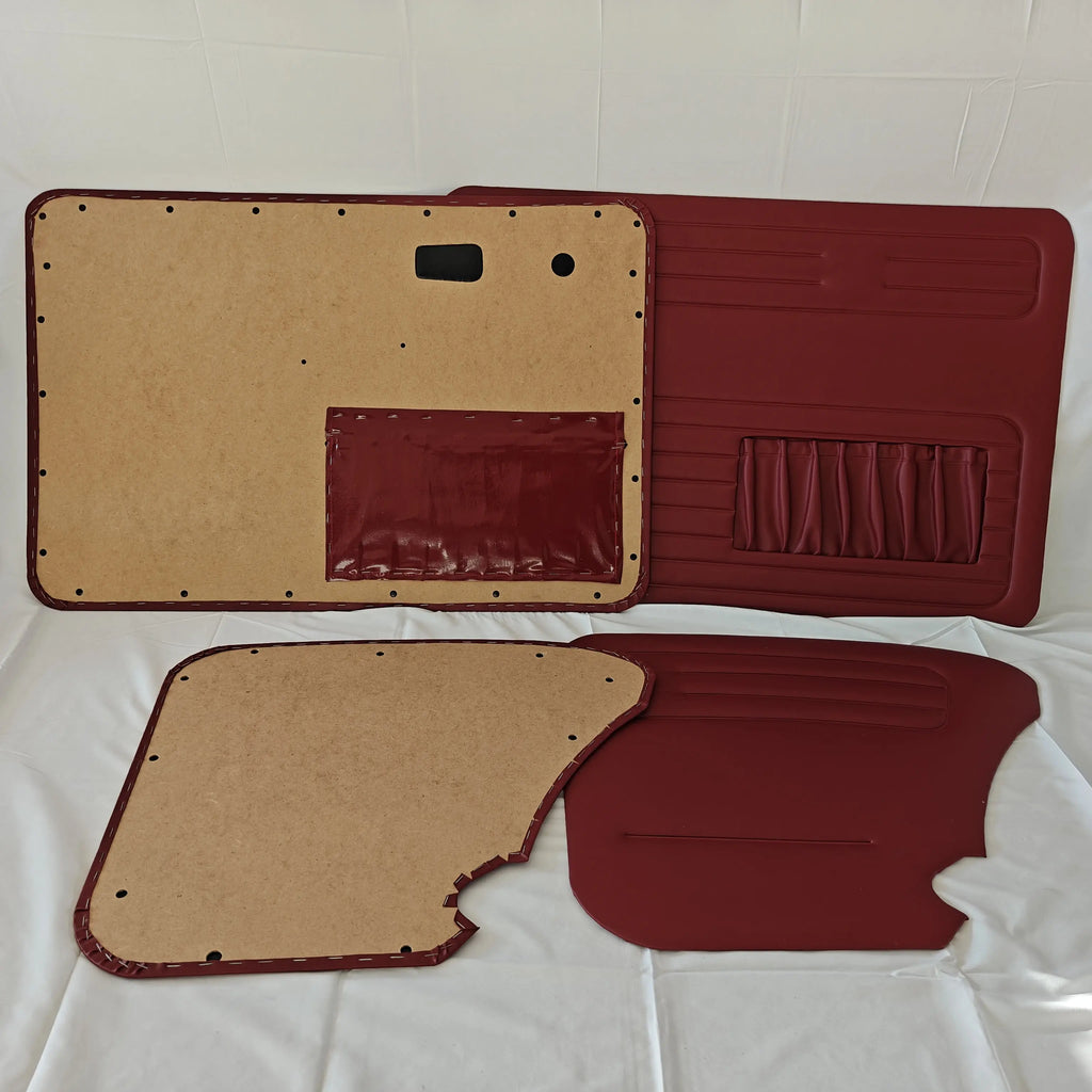 Deurpanelenset burgundy - Kever 08/66- (4st) — VintageDub