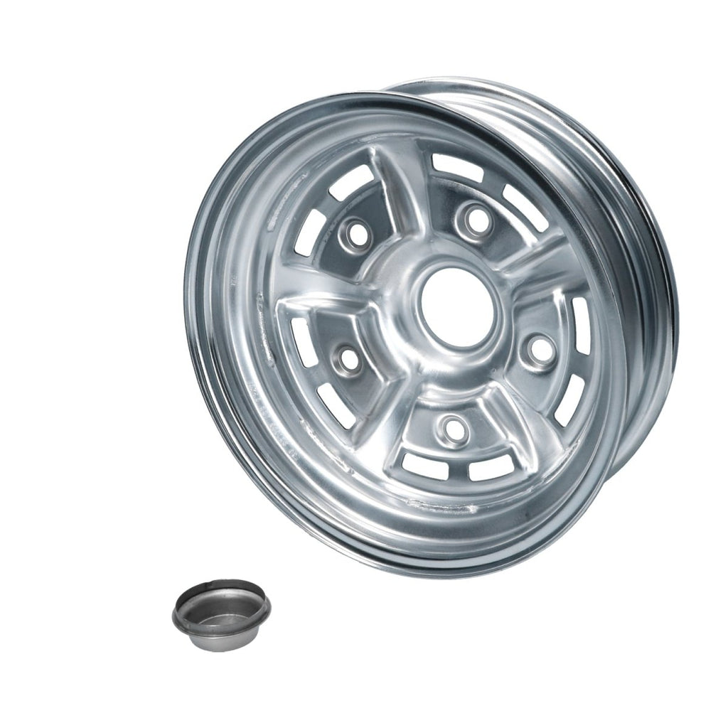 VW Käfer / T2a / Typ 3 | Felge BBT Sprintstar 4,5 x 15 ET 15 5x205, Chrom/Schwarz