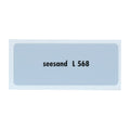 Kleurcode sticker L568 - seesand – VW T1 Bus, T2 Bus, Kever, KG, T3 Bus, Type 3, Type 181