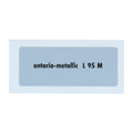 Kleurcode sticker L95M - ontariometallic voor VW T1 Bus, T2 Bus, Kever en Karmann Ghia - VintageDub