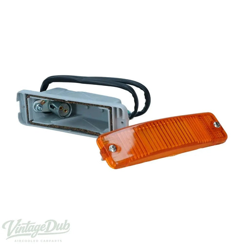 Knipperlicht compleet in voorbumper - Kever 08/74- oranje — VintageDub
