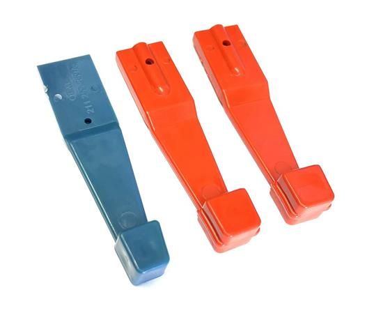 VW T2 Bus | Heizungshebel-Set, 1 blau und 2 rot, ABS-Kunststoff, 08/1972-07/1979
