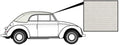 VW Kever | TMI Cabriolet kap vinyl wit | Kever 1966 (VIN 157 250 033) - 07/72 (incl. 1302) | 1518741035K