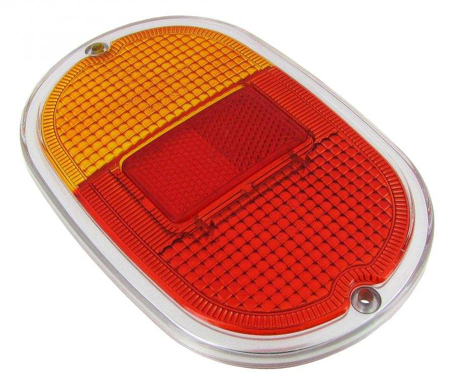 VW T2 Bus, Typ 181 | Hella Rücklichtglas Europa amber/rot, Qualität A (pro Stück) | Bus 08/61 - 07/71, Typ 181 zivil | 211945241D