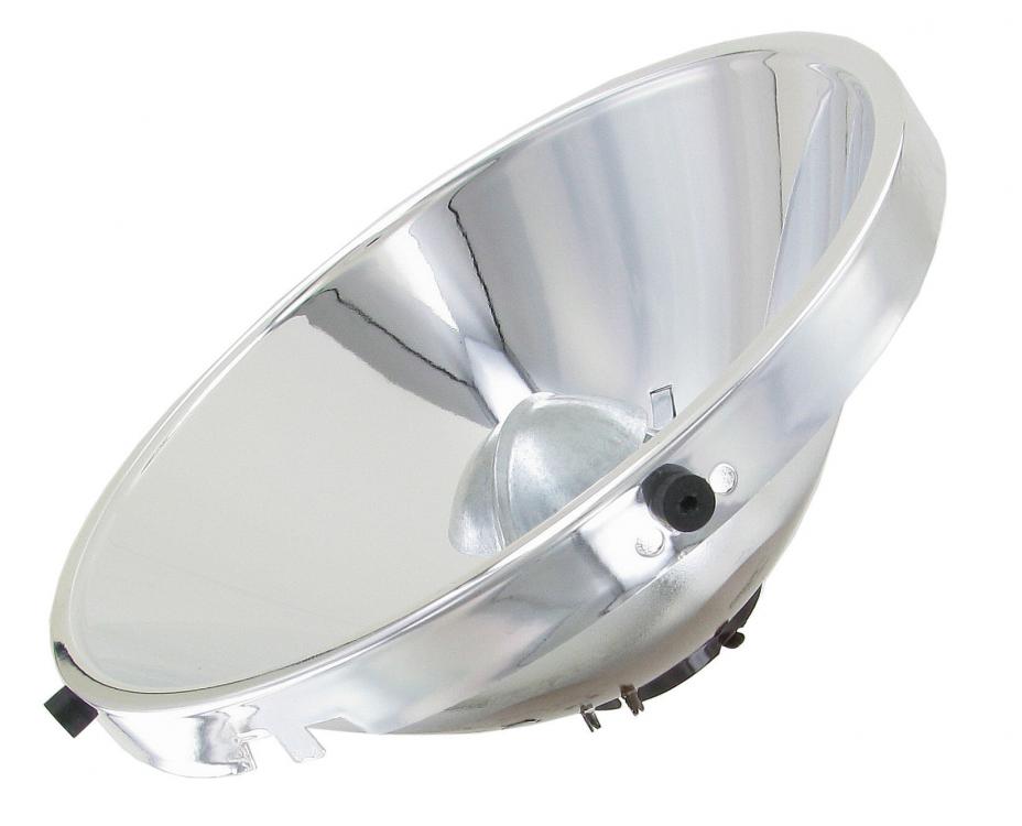 VW Käfer, T2 Bus, Typ 3, Typ 181 | Hella Reflektor für einen asymmetrischen Scheinwerfer (pro Stück) | Käfer 08/67 - 07/73 LHD, Bus 08/67 - 07/79, Typ 3 LHD, Typ 181 bis 09/73 LHD | 311941151B